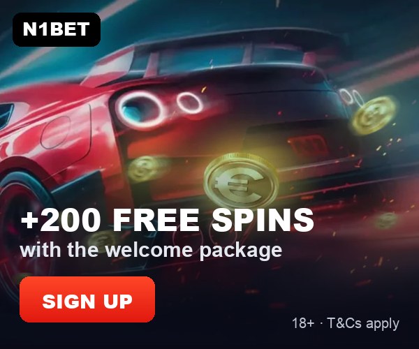 N1Bet — welcome package + 200 free spins
